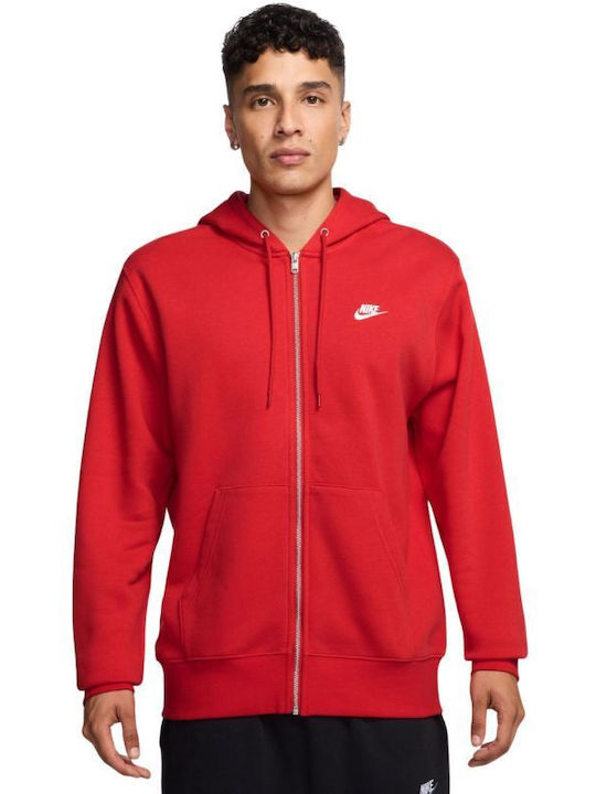 Nike Hanorac Geacă cu Glugă Roșu
