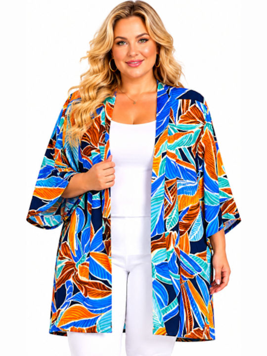 Damen Strickjacke Blau
