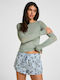 Hunkemöller Summer Women's Pyjama Shorts Blue Jersey
