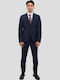 Men’s Suit Jacket Dark Blue Taxedo