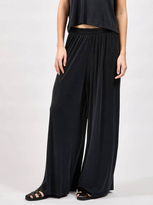 Women's Fabric Trousers Black