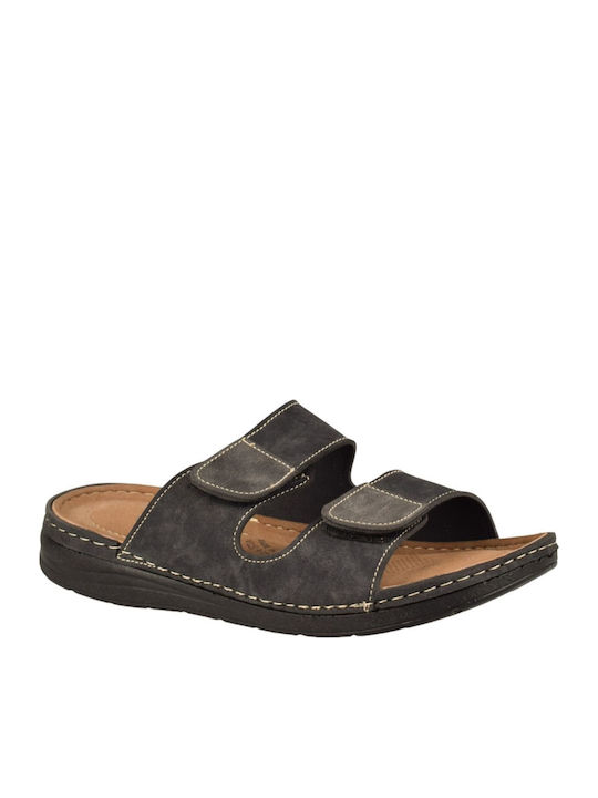 Yfantidis Men's Sandals in Black Colour