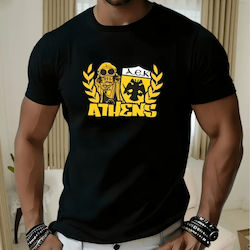 Bluza Neagră Cu Mâneci Scurte AEK