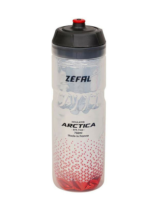 Zefal Arctica Sticlă De Apă 750ml Roșie