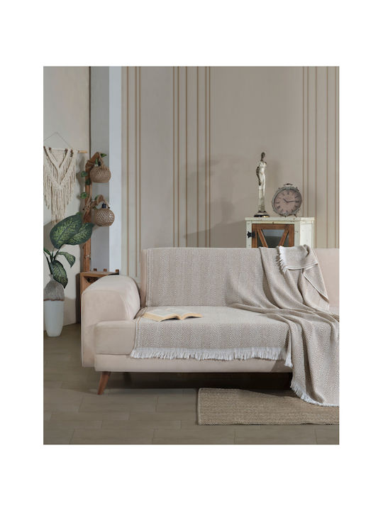 SteweHome Armchair Throw 150x200cm Grey