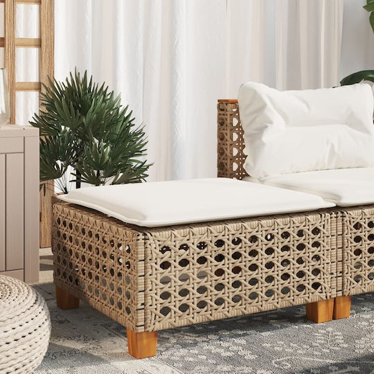 Σκαμπό Rattan 63.5x56x32cm