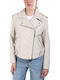 C_sandy Damen Biker Jacke Ekru