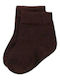 TakTakBaby Kids' Ankle Socks Dark Brown