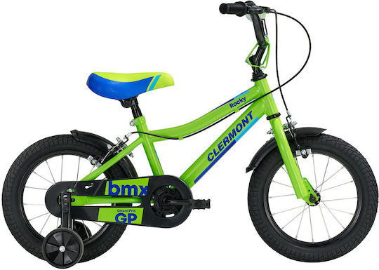 Clermont Rocky 14 Zoll Kinderfahrrad BMX Grünes