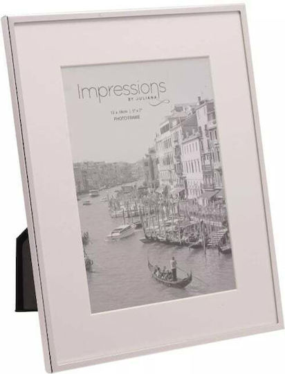 Bambino Mio Silver Plated White Kids Photo Frame