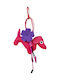 Keychain Bag Charm Large Leather Dog Dosen Red
