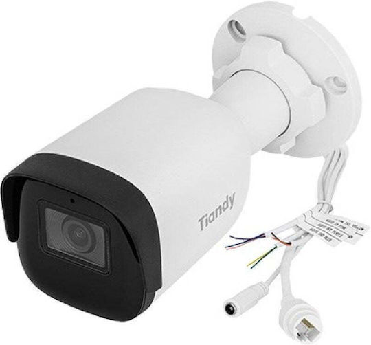Tiandy TC-C35WS SPEC:I5/E/Y/M/H/2.8MM/V4.1 v4.1 IP Камера за видеонаблюдение Full HD+ 5MP Водоустойчива с микрофон и обектив 2.8mm