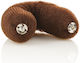 Xanitalia Donat Bun 20cm Straight Clips Brown