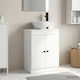 vidaXL 890114 Bathroom Vanity Unit without Sink with Mirror M54xB35xH83cm White