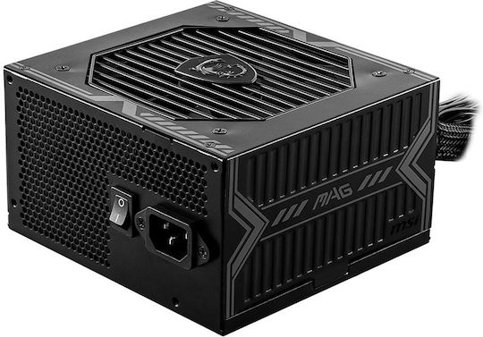 MSI MAG A650BN PCIE5 III 650W Μαύρο Τροφοδοτικό Υπολογιστή Full Wired 80 Plus Bronze
