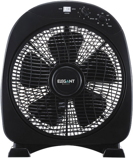 Elegant Box Ventilator 40W Lüfterdurchmesser 30cm Schwarz