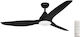 Rohnson Ceiling Fan 132cm with Light Black