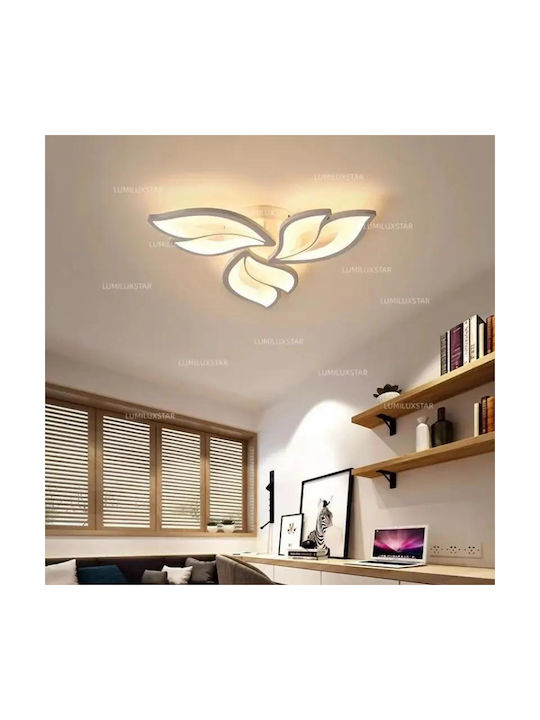 Luminastar Ceiling Light White with Integrated LED and Remote Control