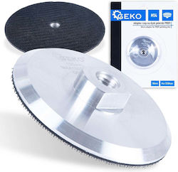 Geko Polierscheibe Aluminium Velcro 100mm M14