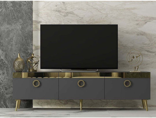 TV-Ständer Grau M150xP30xH45cm