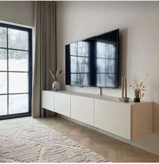 Beige TV Stand L240xD30xH30cm