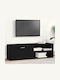 TV Stand Black L120xW34xH37cm