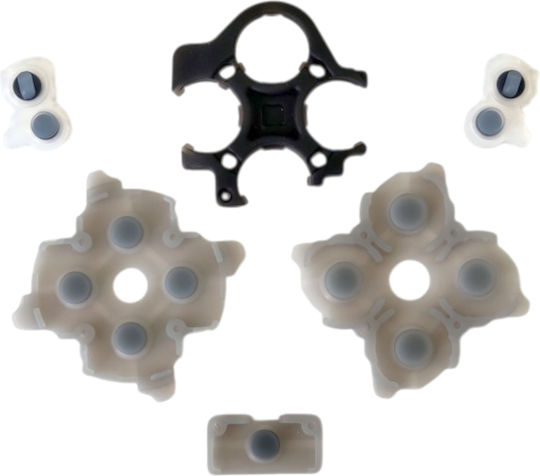 Σετ Μεμβράνες Κουμπιών Silicone Conductive Rubber Adhesive Button Pads Χειριστήριο Sony Playstation 5 Ps5 Gamepad Dualsense Edge Controller V3.0 & V4.0 Bdm-030 Bdm-040 6pcs Κωδ.1-game315
