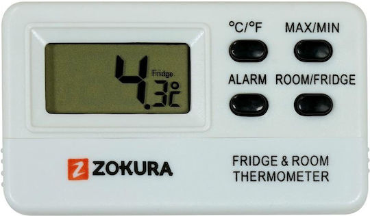 Zokura Termometru Digital de Frigider cu Sondă