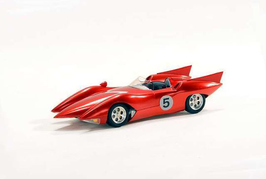 Speed Racer Mach 5 Versiunea Roșie Scara 1:32 Model Metalic Replica Caracteristici Corp Din Aluminiu Presat Die-cast Piese Din Aluminiu Prelucrat Die-cast