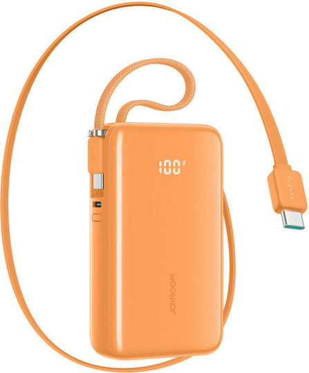 Joyroom JR-PR2L Power Bank 10000mAh 35W with USB-C Port Orange
