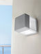 Eurolamp Wall-Mounted Outdoor Ceiling Lamp GX53 IP55 16.5x12.6x16.5 cm