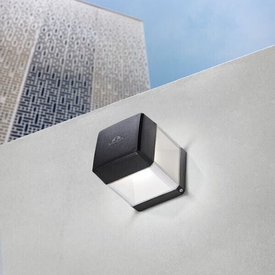Eurolamp Wall-Mounted Outdoor Lighting Lantern GX53 IP55 16.5x12.6x16.5cm