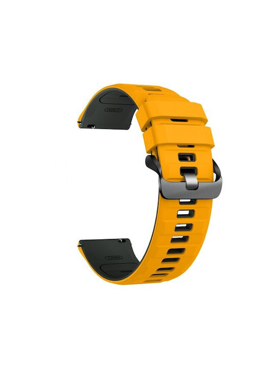 Λουράκι Σιλικόνης Κίτρινο (Amazfit Bip 6)