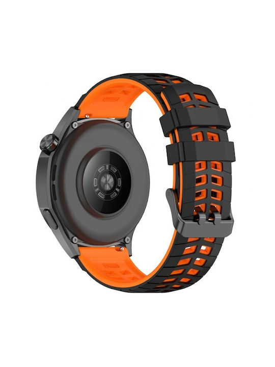 Tragbares Silikonband Schwarz Huawei Watch GT 6 41mm