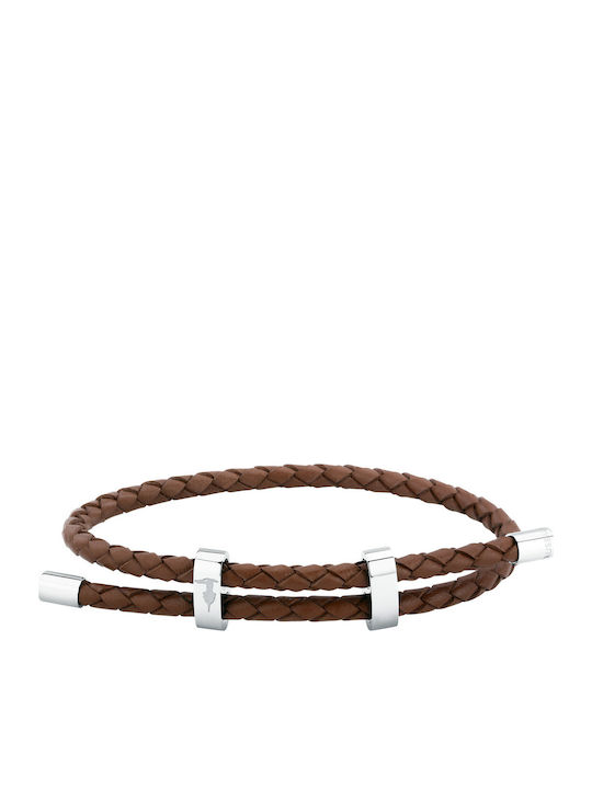 Trussardi Мъжка Кожена Гривна