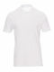 Polo Tricou Cu Mâneci Scurte 100% Bumbac Alb