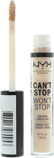 NYX Professional Makeup Can't Stop Won't Stop Liquid Concealer Vanilla 3.5ml