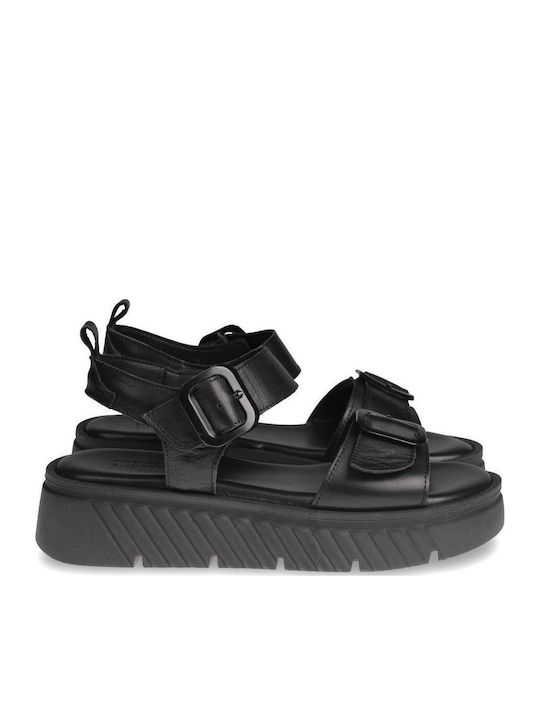 Stathatos Shoes Дамски Сандали Черни