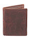 Leather Men's Wallet with RFID Tabac Brown