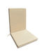 Garden Chair Cushion with Backrest Ecru 40x95cm