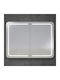 Tema Καθρέπτης Μπάνιου Led Αφής από MDF 60x80cm Λευκός