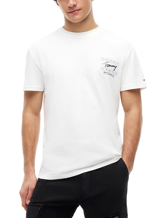 Tommy Hilfiger Flag T-shirt Alb-Negru