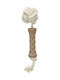 Flamingo Wilga Stick Μπάλα Παιχνίδι Σκύλου από Καουτσούκ 31εκ. Καφέ 1τμχ
