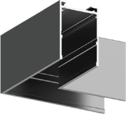 Inlight Schienensystem-Verbinder Ecke Magnetische Ragle 220v Schwarze Farbe Tcm2002