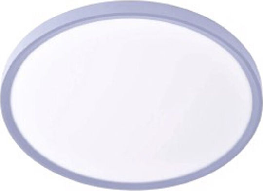 Inlight Ceiling Light 60cm Silver with Integrated LED