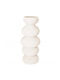 Andrea House Decorative Ceramic Vase Siracusa White H38cm
