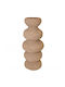 Andrea House Decorative Ceramic Vase Trapani Brown H38cm