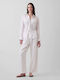Дамски Ленен Панталон с Ластик New Off White