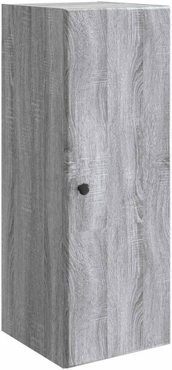 Wall Gray Kitchen Cabinet 33x34.5x90cm