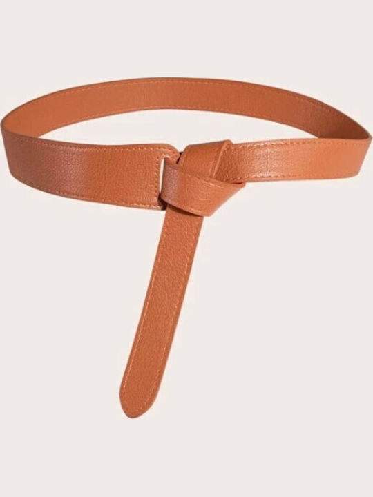 Elastic Women's Brown Belt